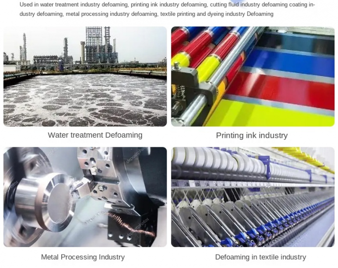 Industrial Grade Sewage Treatment Textile Printing Dyeing Foam Suppression Silicone Defoamer 6