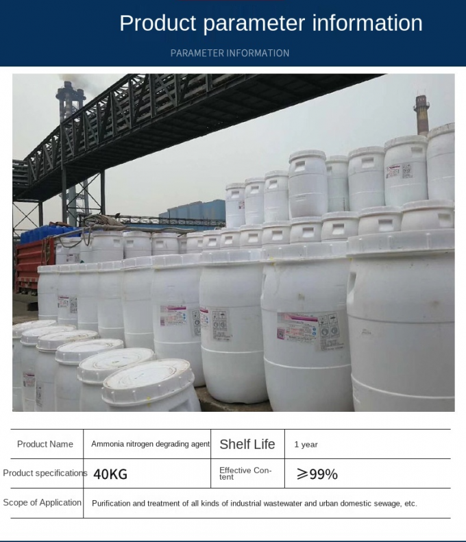 Industrial Water Treatment Chemicals Ammonia Nitrogen Removal Degradation 1