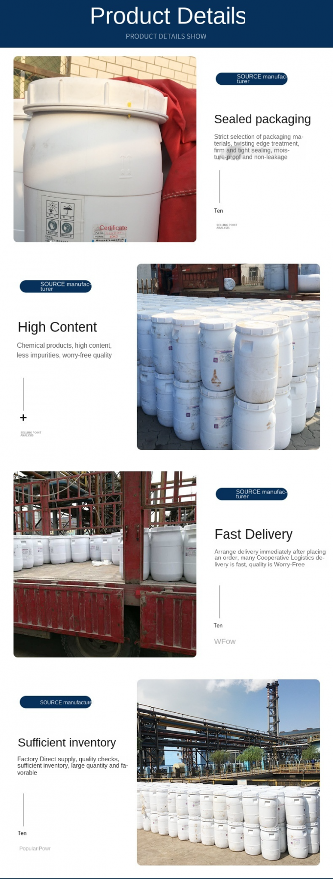 Industrial Water Treatment Chemicals Ammonia Nitrogen Removal Degradation 3