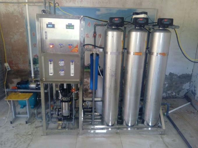 Stainless Steel Reverse Osmosis System 500LPH For Water Treatment