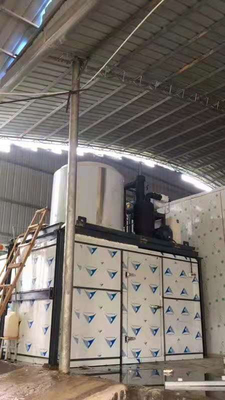 25tons ice making machine for fishery industry fish cooling and preservation industrial flake ice machine