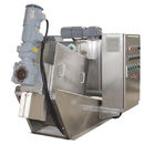 Multi Disc Screw Press Dewatering Machine Purifying Sewage Environmental Protection