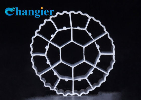 PE06 Φ25*10 Sewage Treatment Bio Plastic MBBR Water Filter Media