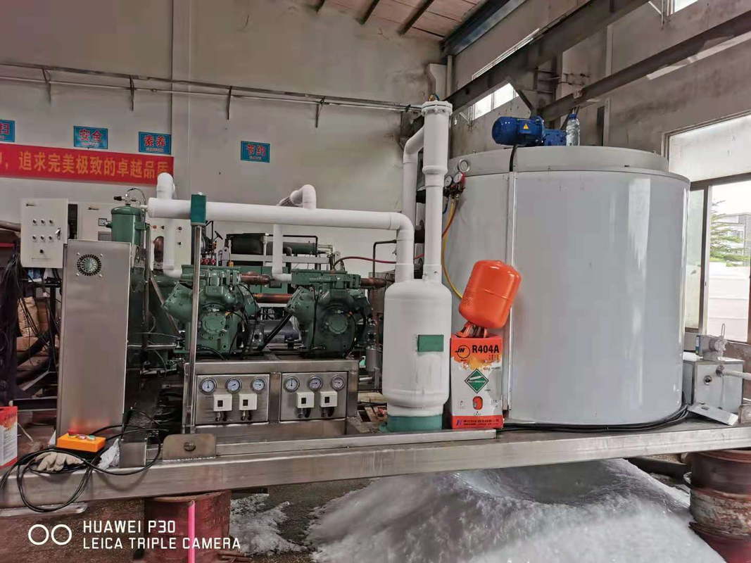 30tons ice making machine for fishery industry fish cooling and preservation industrial flake ice machine