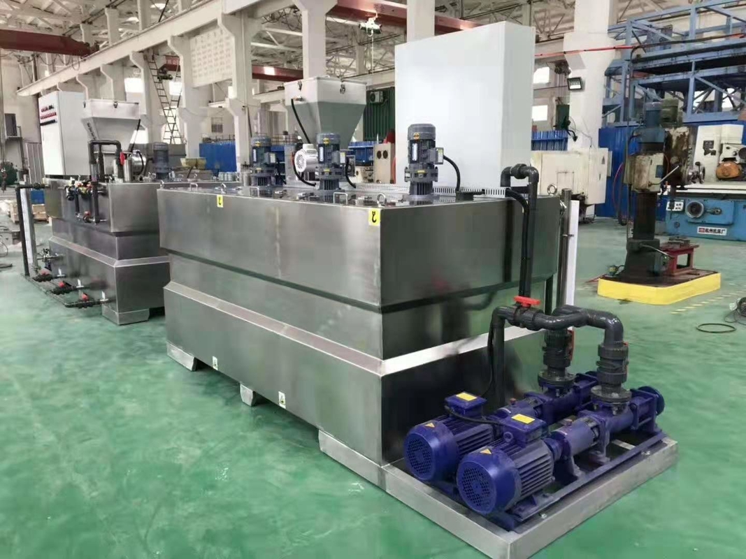 5000L/H Auto Chemical Dry Powder Dosing Device For Sludge Dewatering Machines