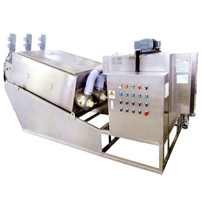 Grey Sluge Dewatering Equipment Screw Filter Press Machine Easy Maintenance Made In China