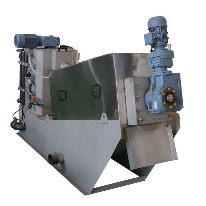 Volute Sludge Dewatering Machine Volute Filter Press 304L Stainless Steel Material