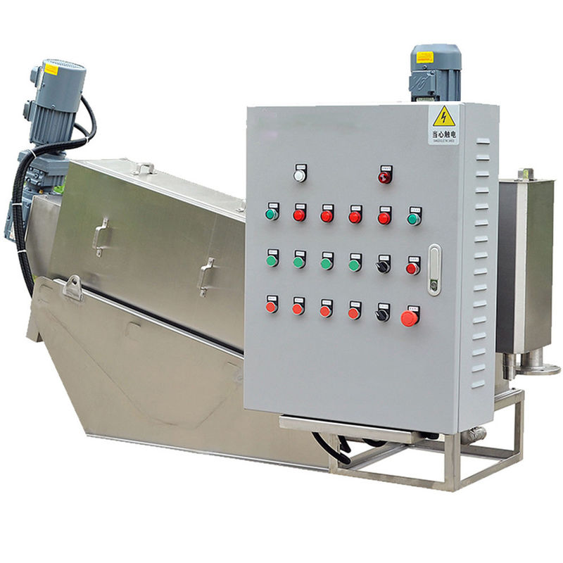 Volute Sludge Dewatering System Filter Press For Sewage Treatment Plant