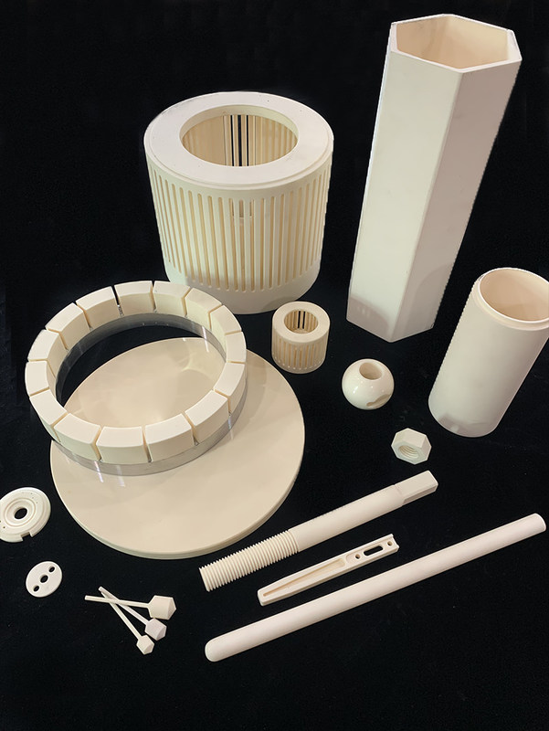 High Toughness Zirconium Oxide Ceramic Tube White Corundum Ceramic Tube
