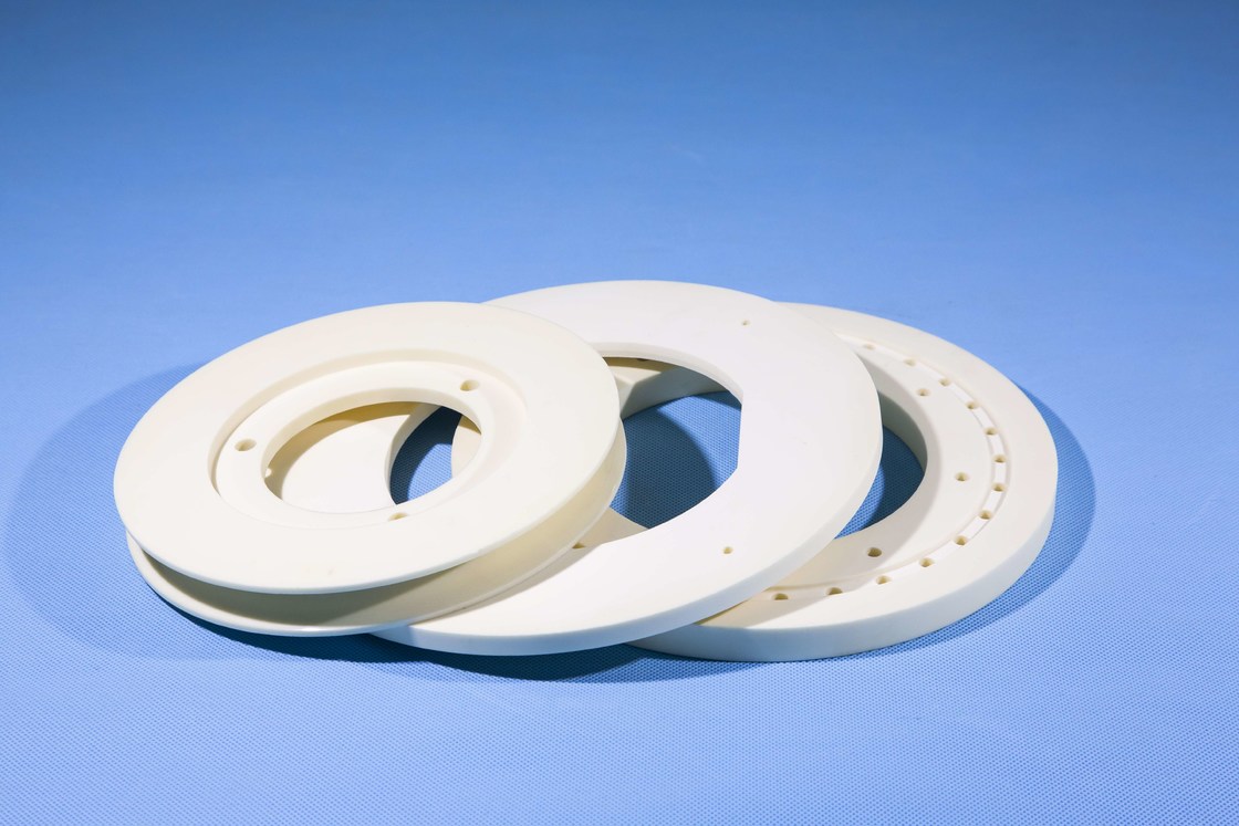 90 Mm Piezoelectric Alumina Ceramic Components , Zirconia Alumina