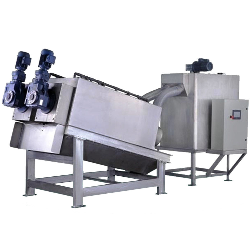 wastewater treatment sludge dewatering