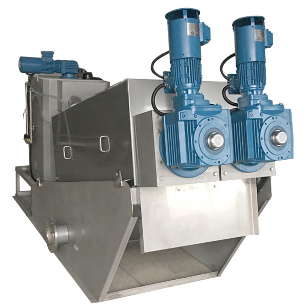 wastewater treatment sludge dewatering
